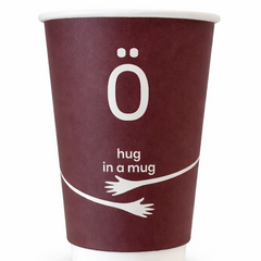 Collectie bedrukte kartonnen koffiebekers in diverse formaten – Cuppix