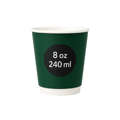 Collectie bedrukte kartonnen koffiebekers in diverse formaten – Cuppix