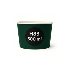 Collectie bedrukte kartonnen buckets in diverse formaten – Cuppix