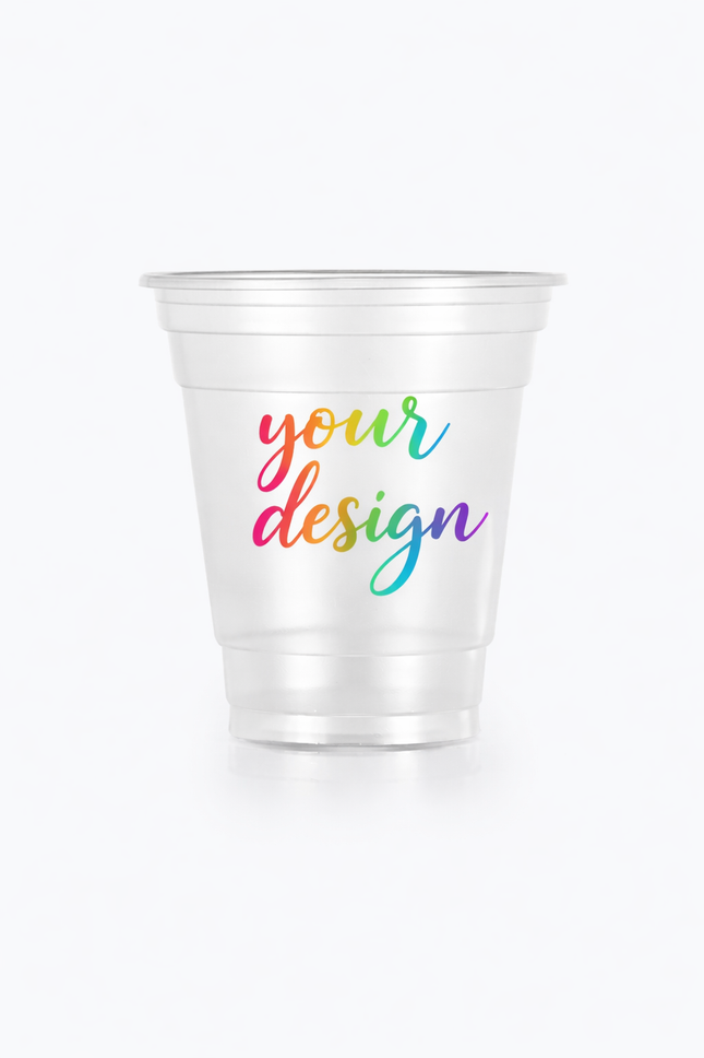 Custom Printed rPET Smoothie Cups 12 oz (360 ml)