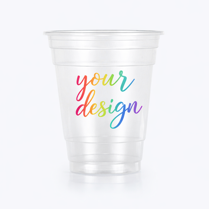 Custom Printed rPET Smoothie Cups 14 oz (420 ml)