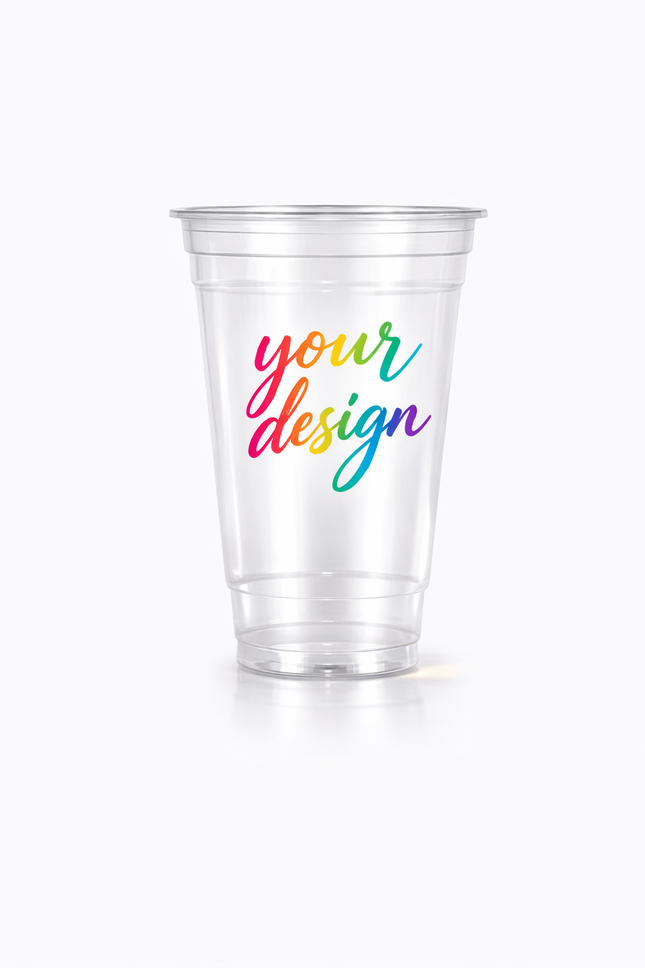 Custom Printed rPET Smoothie Cups 16 oz (480 ml)