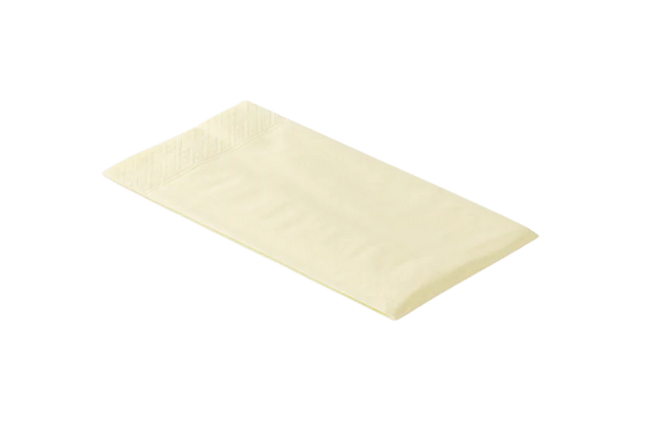 Servietten 3-lagig 40 x 40 cm Creme 1/8 Falz