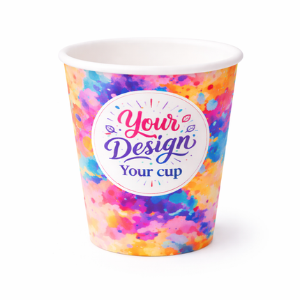 6 oz (150 ml) Bedruckter Karton-Kaffeebecher