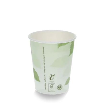 Kartonnen Koffiebeker 230 ml (8 oz) – Groen BIO FSC Mix