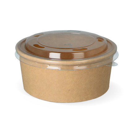 Deckel Schale 500-1000 ml Ø148 mm mit Löchern Transparent PET