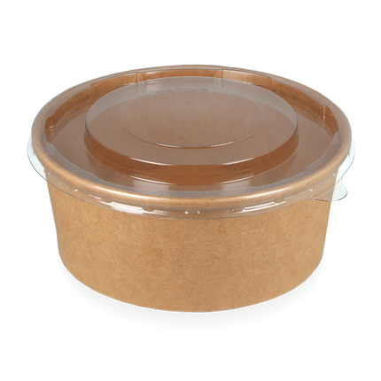 Deckel Schale 500-1000 ml Ø148 mm Stapelbar Transparent PET