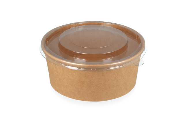 Deckel Schale 500-1000 ml Ø148 mm Stapelbar Transparent PET