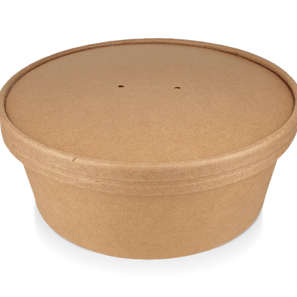 Deckel Salat Poke Bowl 900-1300 ml Ø184 mm Kraft