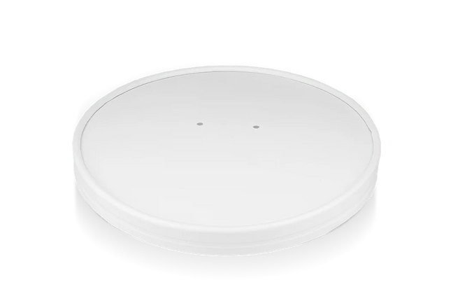 Deckel Salatschale Poke Bowl 900-1300 ml Ø184 mm Weiß BIO