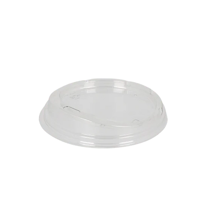 Flacher Deckel mit Trinköffnung Ø95mm RPET