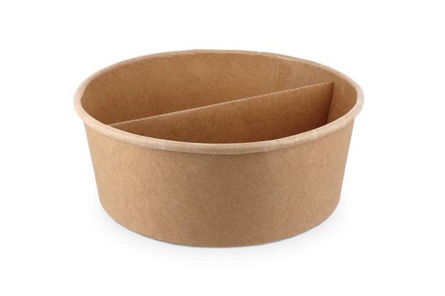 Trenneinsatz für Salatschüssel Poke Bowl Ø184 mm (1100 & 1300 ml)