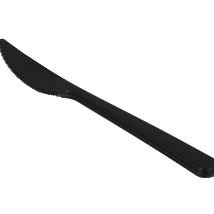 Wiederverwendbares Messer 180 mm PP Schwarz