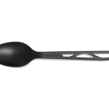 Wiederverwendbarer Löffel BIO 160 mm CPLA Schwarz