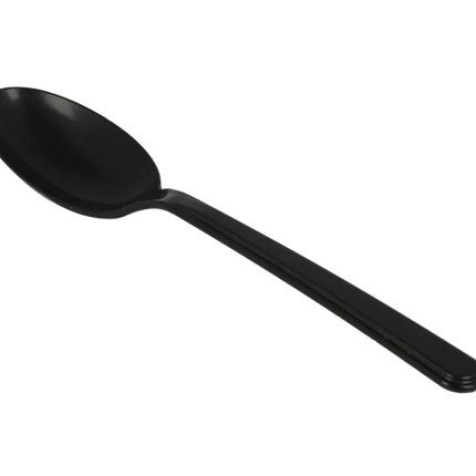 Wiederverwendbarer Löffel 180 mm PP Schwarz