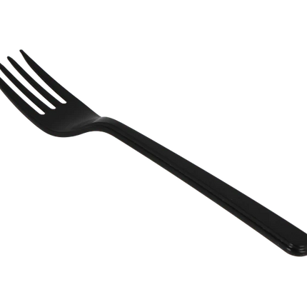 Wiederverwendbare Gabel 180 mm PP Schwarz