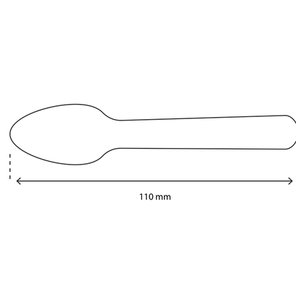 Hölzerner Kaffeelöffel BIO 110mm FSC 100%