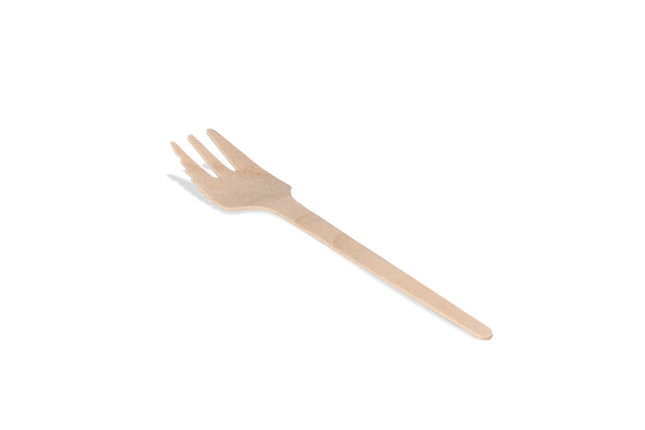 Wooden Fork with Teeth BIO 140mm