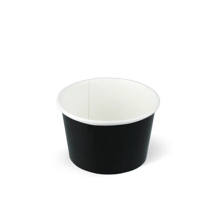 Eisbecher 120 ml Ø78 mm 4 oz Karton Schwarz