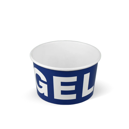 Eisbecher GELATO 240 ml Ø92 mm 8oz Karton Blau