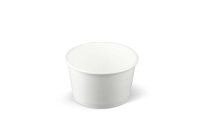 Ice Cream Cup 240 ml Ø92 mm 8oz Cardboard White