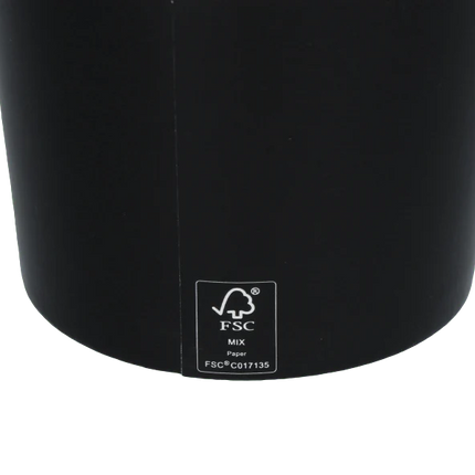Eisbecher 300 ml Ø90 mm 10oz Karton Schwarz