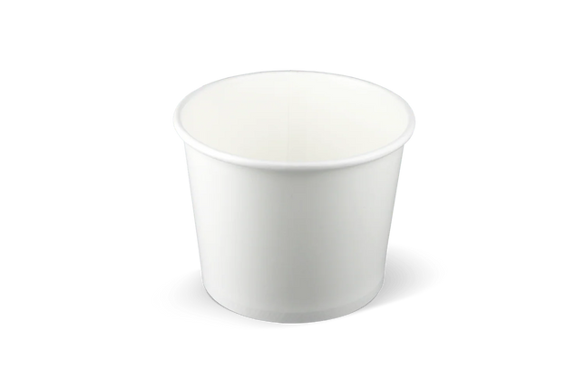 Ice Cream Cup 360 ml Ø106 mm 12oz Cardboard White