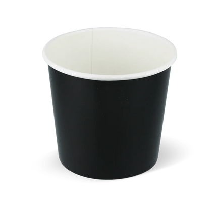 Ice Cream Cup 360 ml Ø90 mm 12oz Cardboard Black