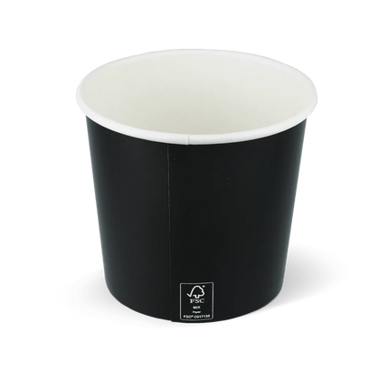 Ice Cream Cup 360 ml Ø90 mm 12oz Cardboard Black