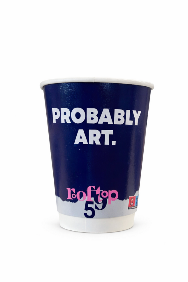 12 oz (360 ml) Double-Wall Printed Paper Coffee Cup