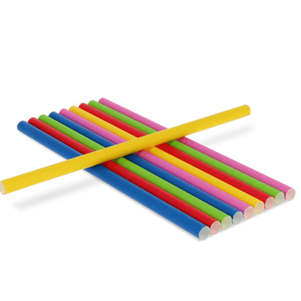 Papierstrohhalme BIO 240 x 10 mm Farbenmix