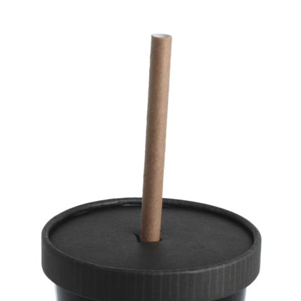 Papierstrohhalme BIO 230 x 8 mm Kraft