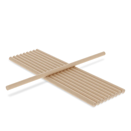 Papierstrohhalme BIO 230 x 8 mm Kraft