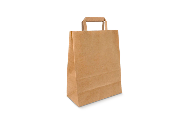 Small Kraft Paper Bags 80 gr. 22x10x29 cm
