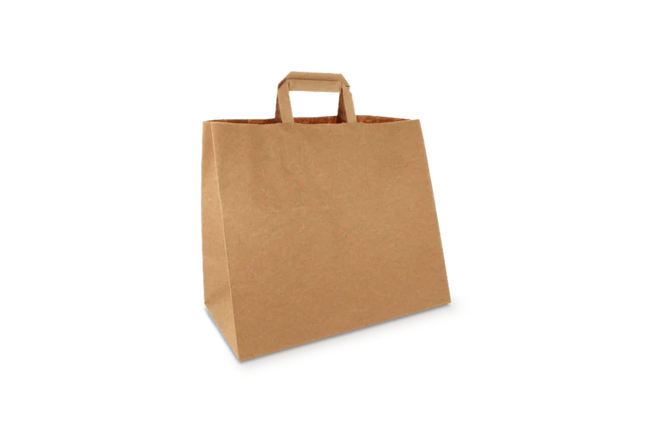 Paper Bags Large Kraft BIO 70 gr. 32x16x27 cm