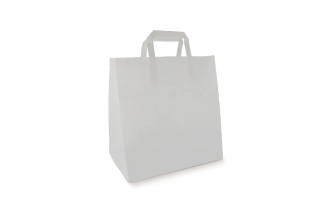 Paper Bags Medium White 80 gr. 27x17x29 cm