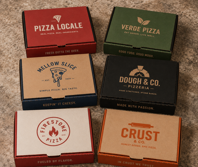 Pizzadozen Bedrukken