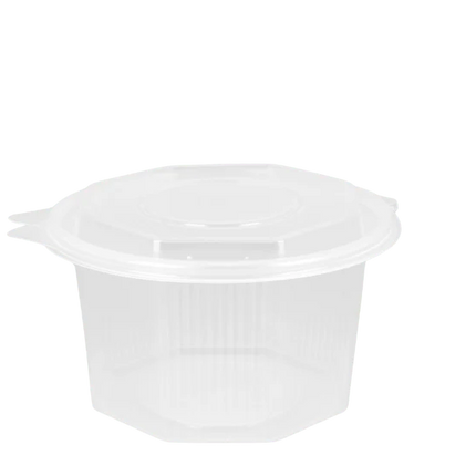 Ripboxx Salatbehälter mit Klappdeckel 1000 ml Transparent