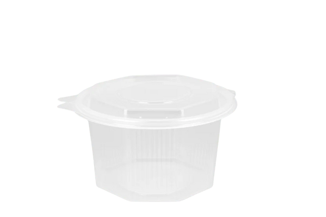 Ripboxx Salatbehälter mit Klappdeckel 1000 ml Transparent
