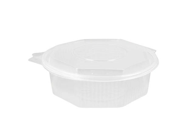 Ripboxx Salatschale mit Klappdeckel 1500 ml Transparent