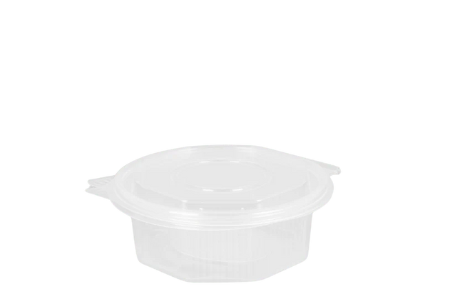 Ripboxx Salatschale mit Klappdeckel 375 ml Transparent
