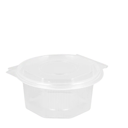 Ripboxx Salatbecher mit Klappdeckel 500 ml Transparent