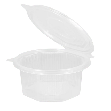 Ripboxx Salatbecher mit Klappdeckel 500 ml Transparent