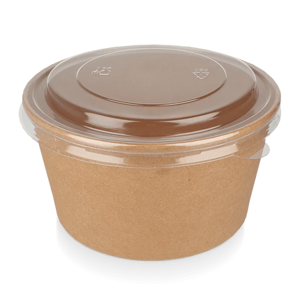 Salat-Poke-Bowl 1000 ml 32oz Ø148 mm Kraft