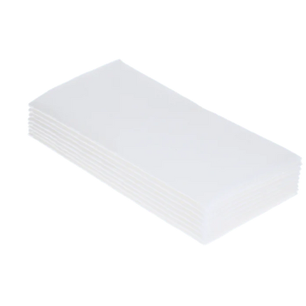 Airlaid Servietten 40 x 40 cm Weiß BIO 1/8 Falz