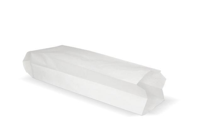Snacktüten Frikandel Nr. 10 Weiß 45 g | 10 kg
