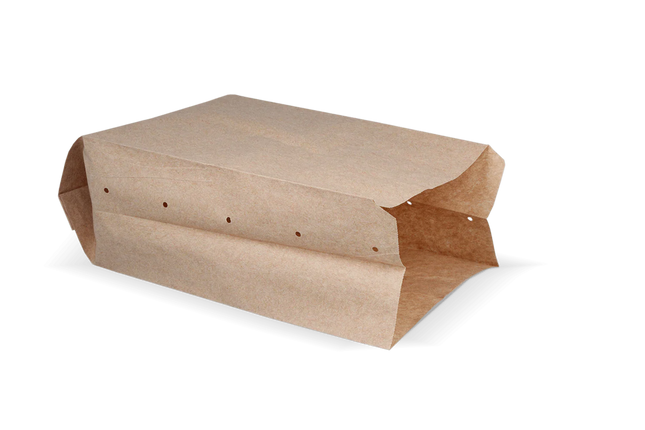 Snacktüten 2 Pfund Nr. 28 Kraft perforiert 55g | 10kg