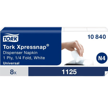 Tork N4 Xpressnap® Spenderservietten 33 x 21,3 cm Weiß