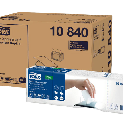 Tork N4 Xpressnap® Spenderservietten 33 x 21,3 cm Weiß