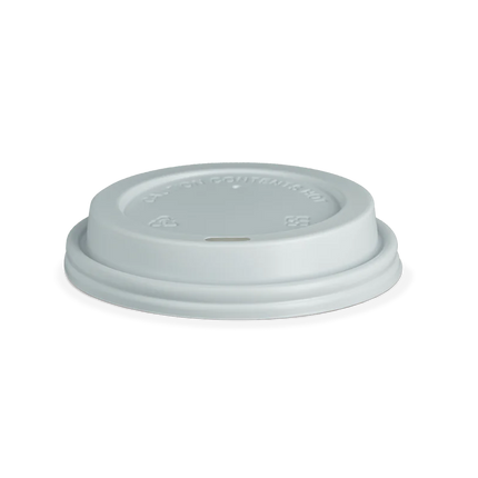 Witte koffiebeker deksels Ø90 mm voor warme dranken en coffee-to-go – Cuppix